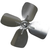 OEM Replacement Single 4-Wing Single Piece Aluminum Fan Blades, CW 1/4" Bore, Packard A61470