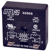 Solid State Timer, Fixed Delay, Mars 32505