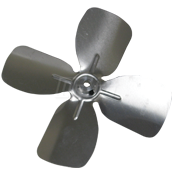 OEM Replacement Single 4-Wing Single Piece Aluminum Fan Blades, CW 1/4" Bore, Packard A61470