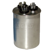 Dual Run Capacitor, 15/3 MFD 370V ROUND
